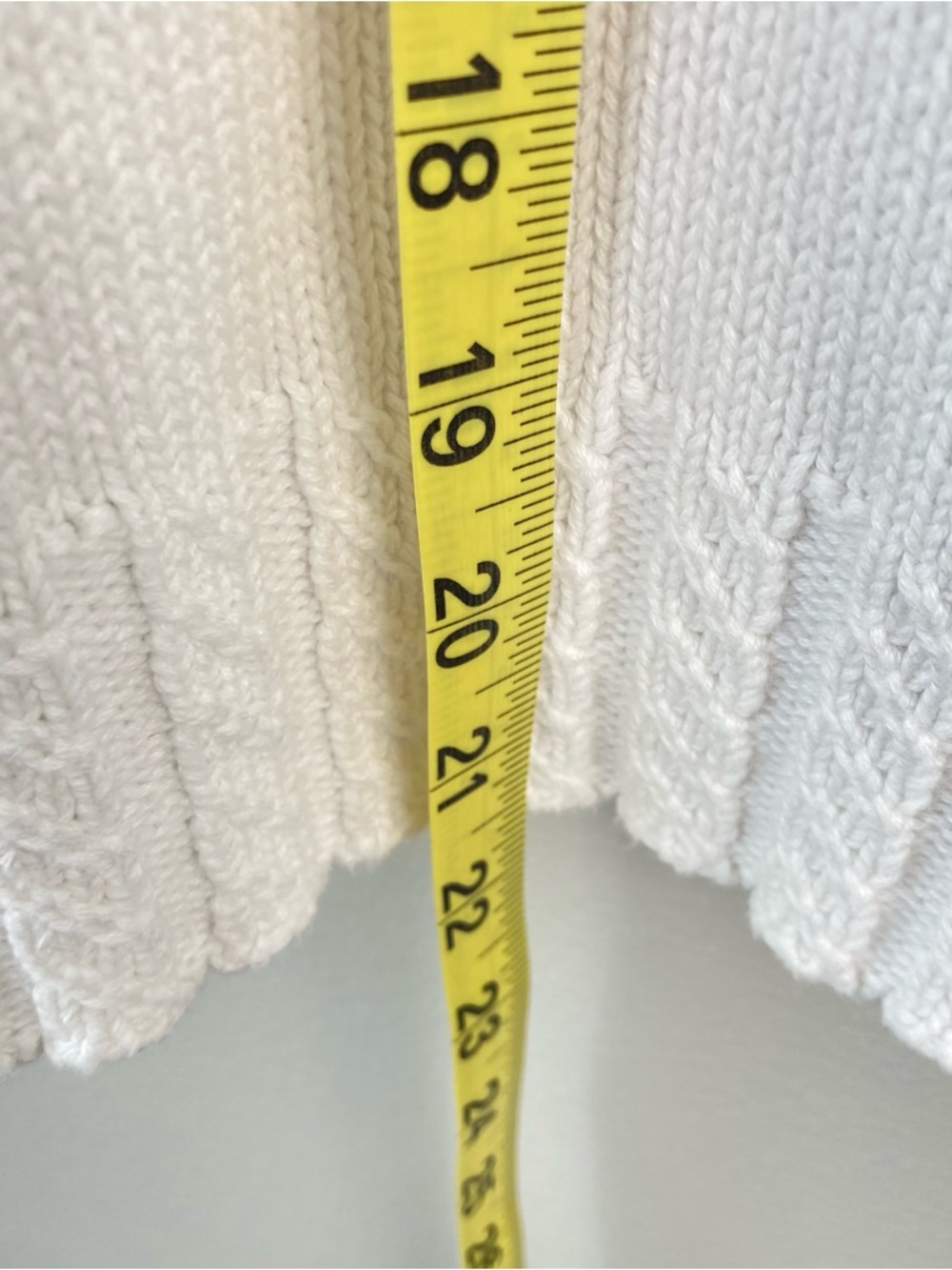 Liz Claiborne Liz Sport Vintage Sweater American Flag White Cotton Size SP Flaw - Picture 9 of 13